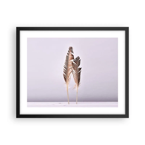 Poster în ramă neagră - Împotriva neantului - 50x40 cm