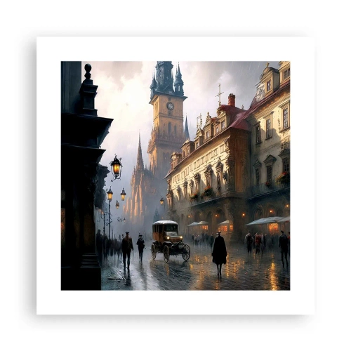 Poster - Magia unei seri la Praga - 40x40 cm