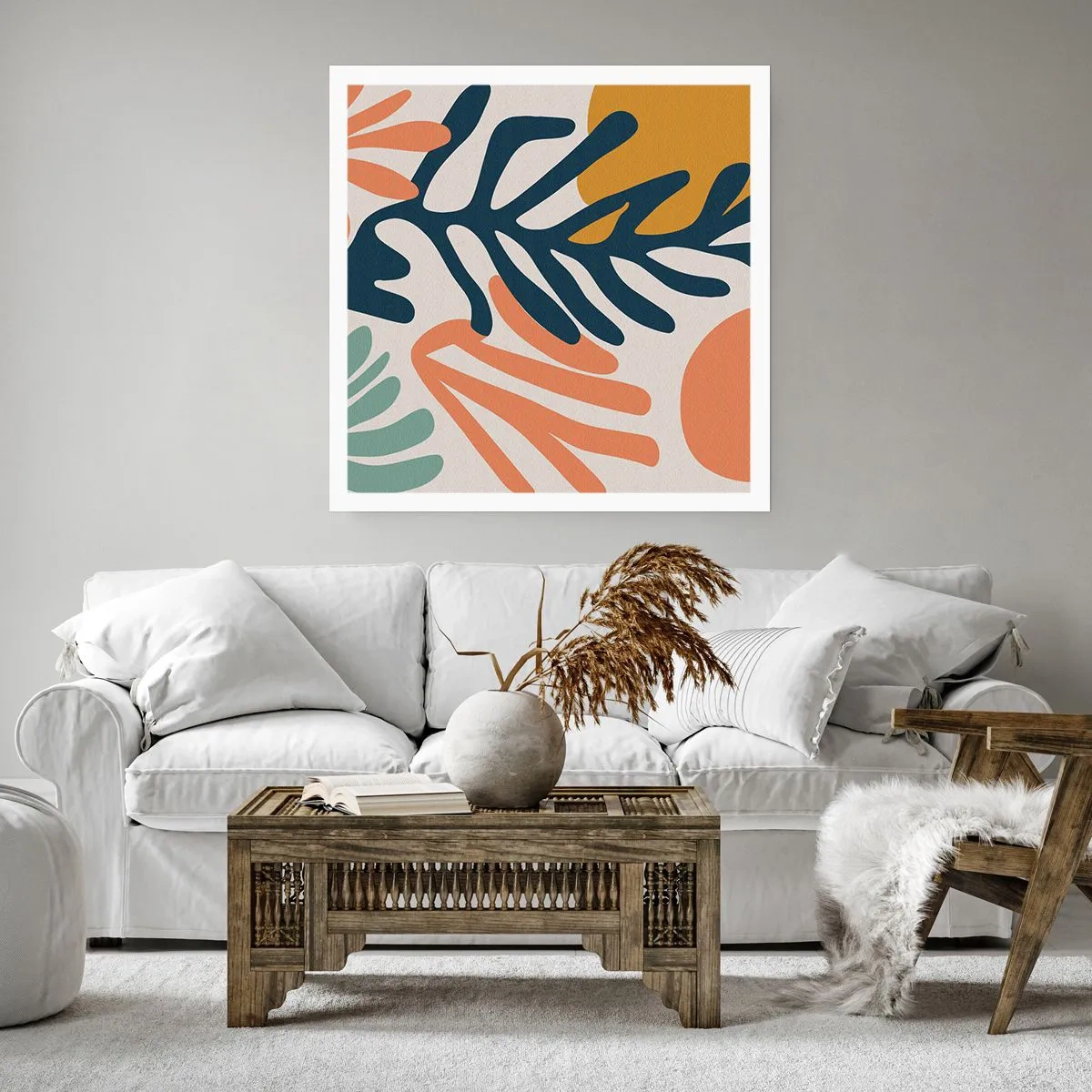 Poster - Mări de corali - 40x40 cm