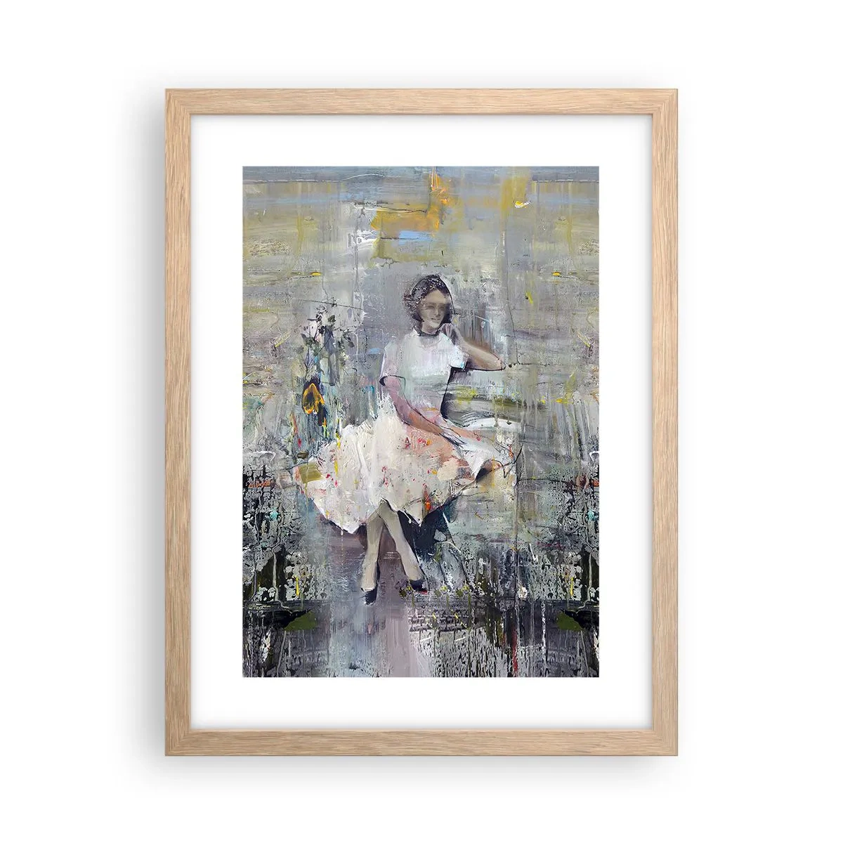 Poster în ramă de stejar deschis - Clasică și modernă - 30x40 cm