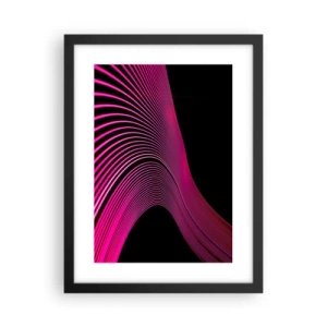 Poster în ramă neagră - Bulevardul de lumină - 30x40 cm