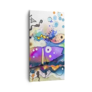 Tablou pe pânză - Fără cuvinte! - 55x100 cm