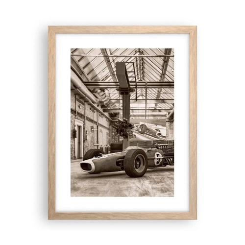 Poster în ramă de stejar deschis - Odihna învingătorului - 30x40 cm