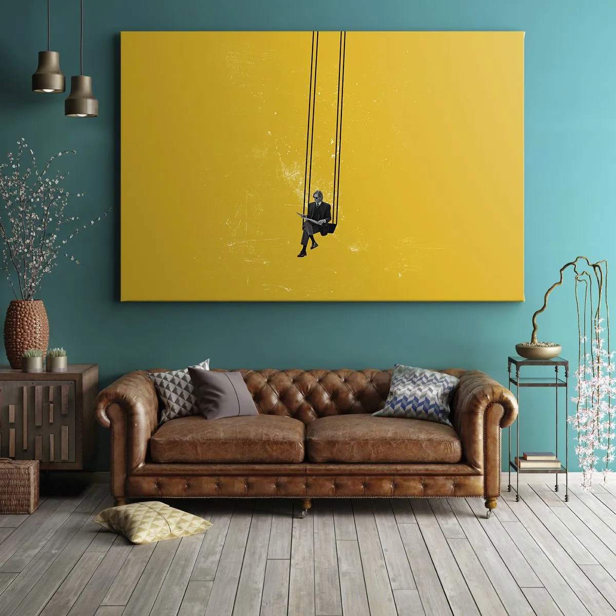 Tablou pe pânză - O zi ca oricare alta - 120x80 cm