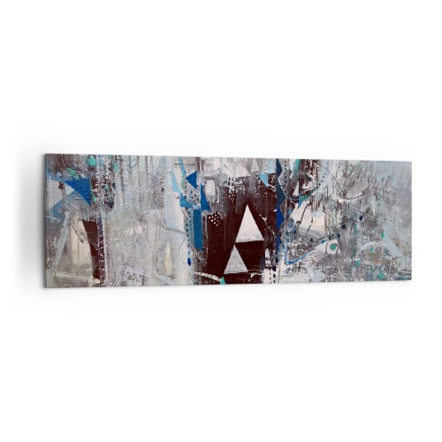 Tablou pe pânză - Ordinea superioară a triunghiurilor - 160x50 cm