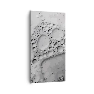 Tablou pe pânză - Amprenta spumoasă - 65x120 cm
