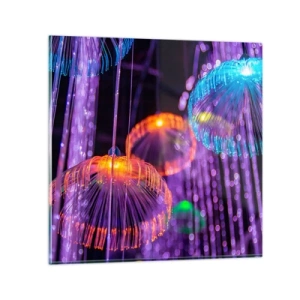 Tablou pe sticlă - Fântână de lumină - 30x30 cm