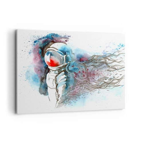 Tablou pe pânză - Singur cu cosmosul - 100x70 cm