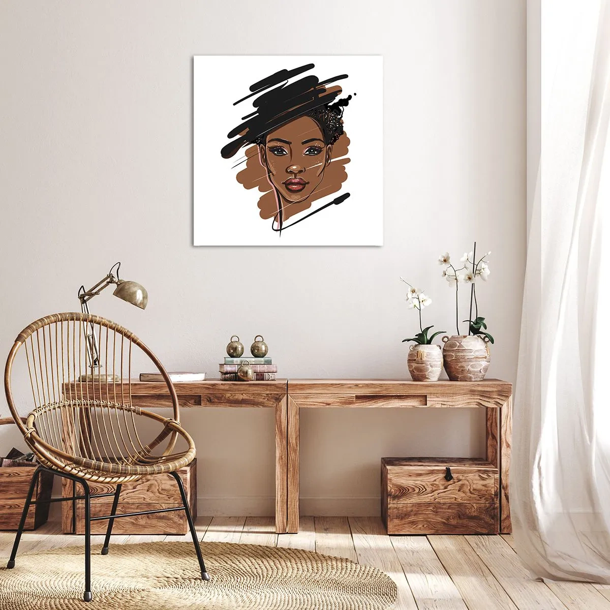 Tablou pe pânză - Dulce ca ciocolata - 70x70 cm