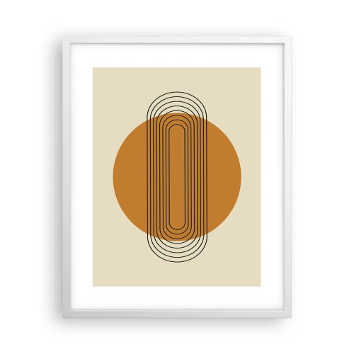 Poster în ramă albă - Planul perfect - 40x50 cm