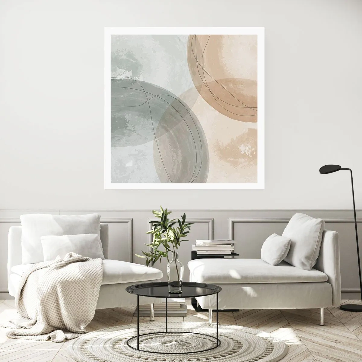 Poster - Întrepătrunderea lumilor - 30x30 cm