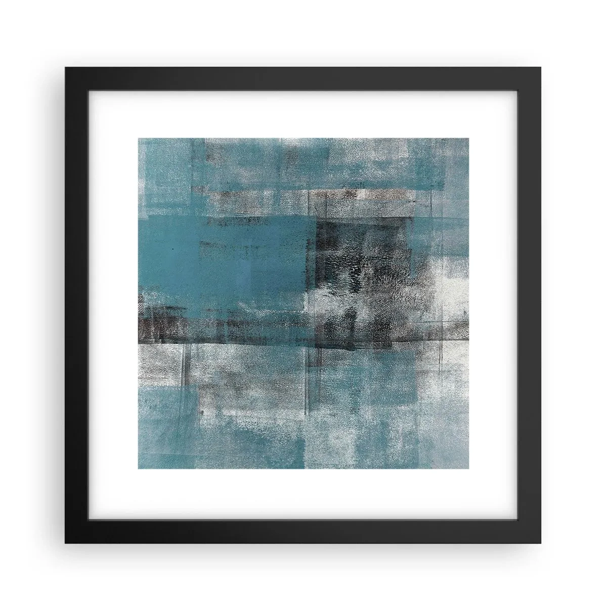 Poster în ramă neagră - Apă și aer - 30x30 cm