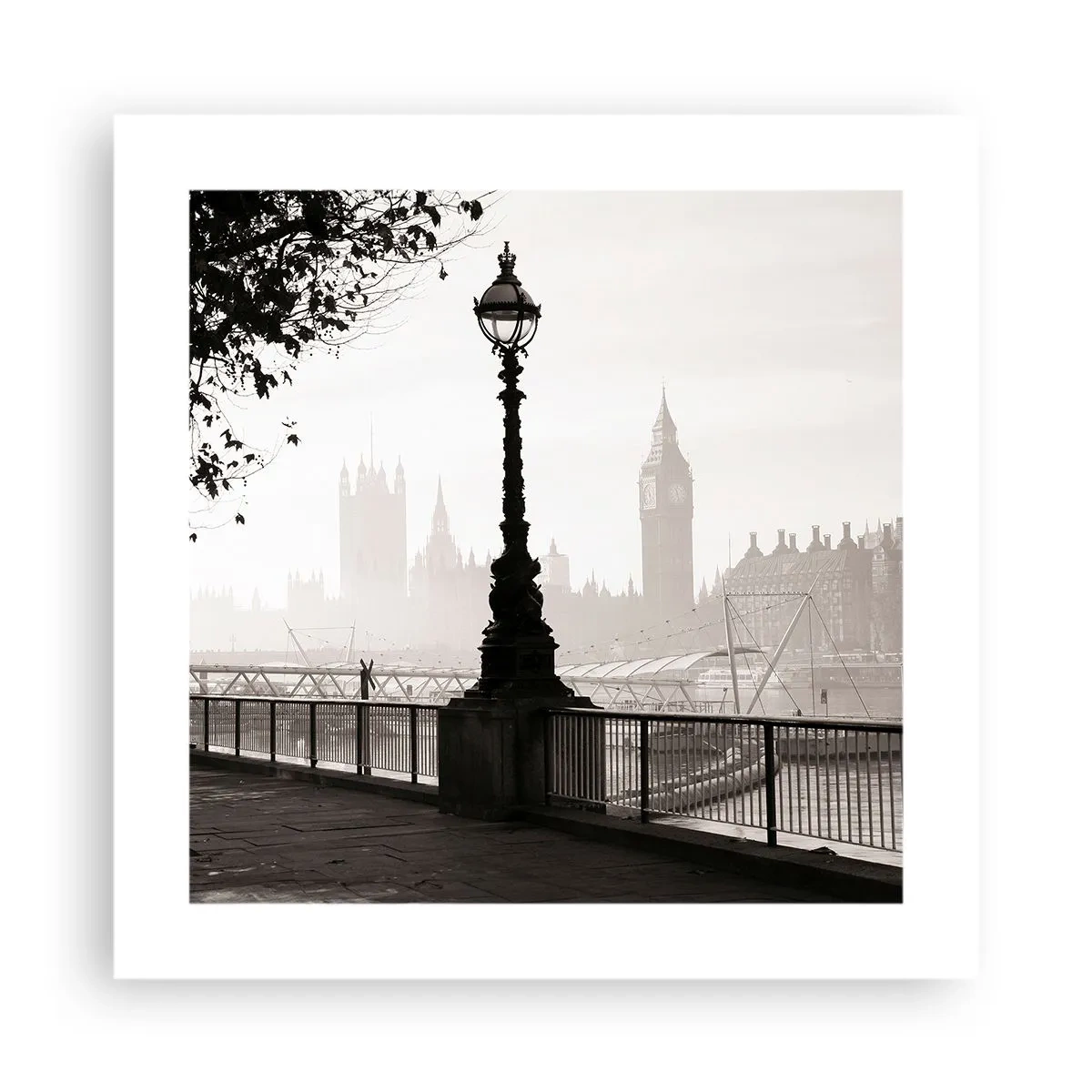 Poster - Londra de dimineața - 40x40 cm