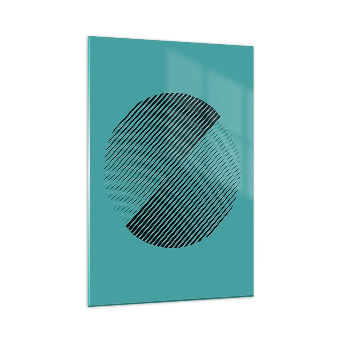 Tablou pe sticlă - Cercul - o variație geometrică - 80x120 cm