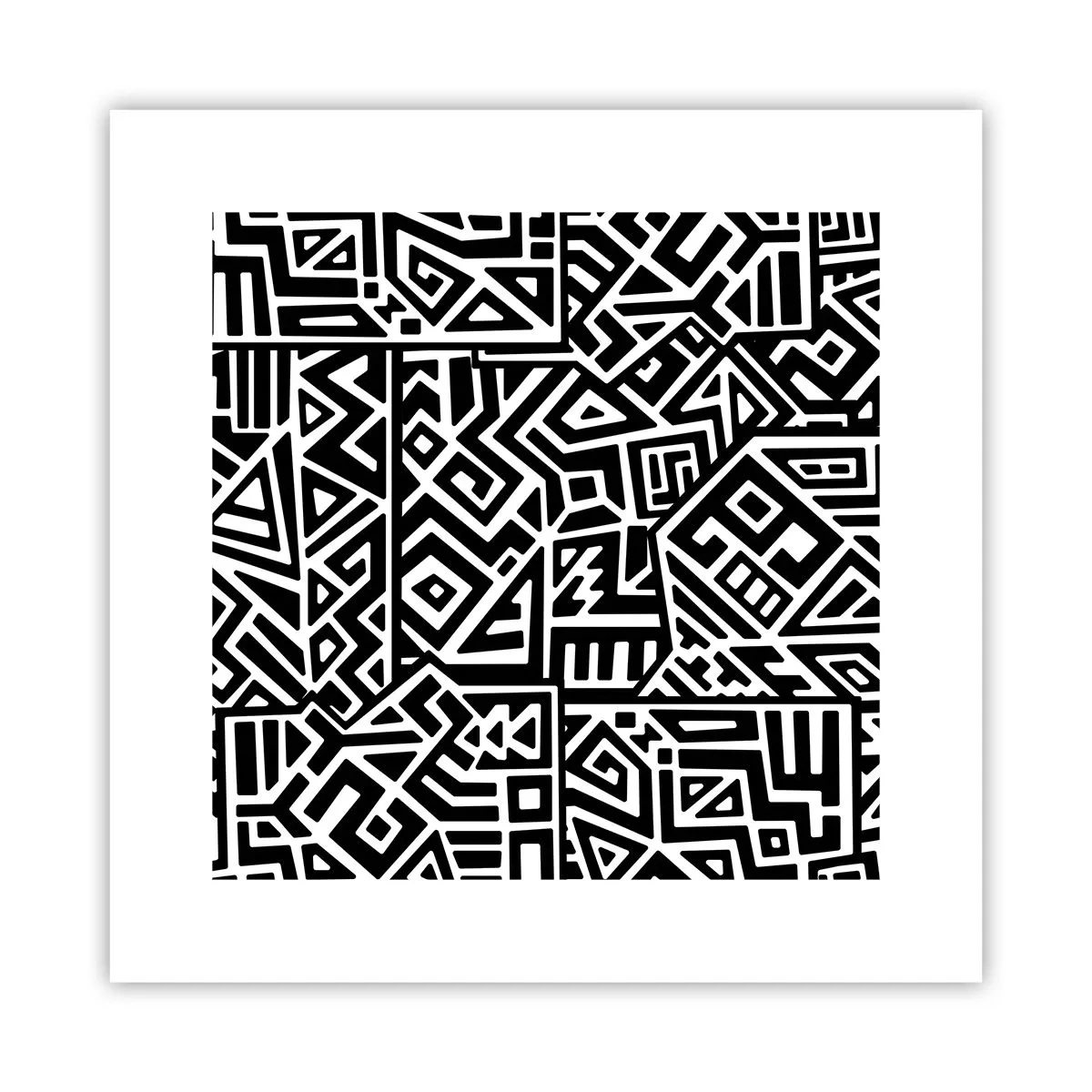 Poster - Compoziție precolumbiană - 30x30 cm