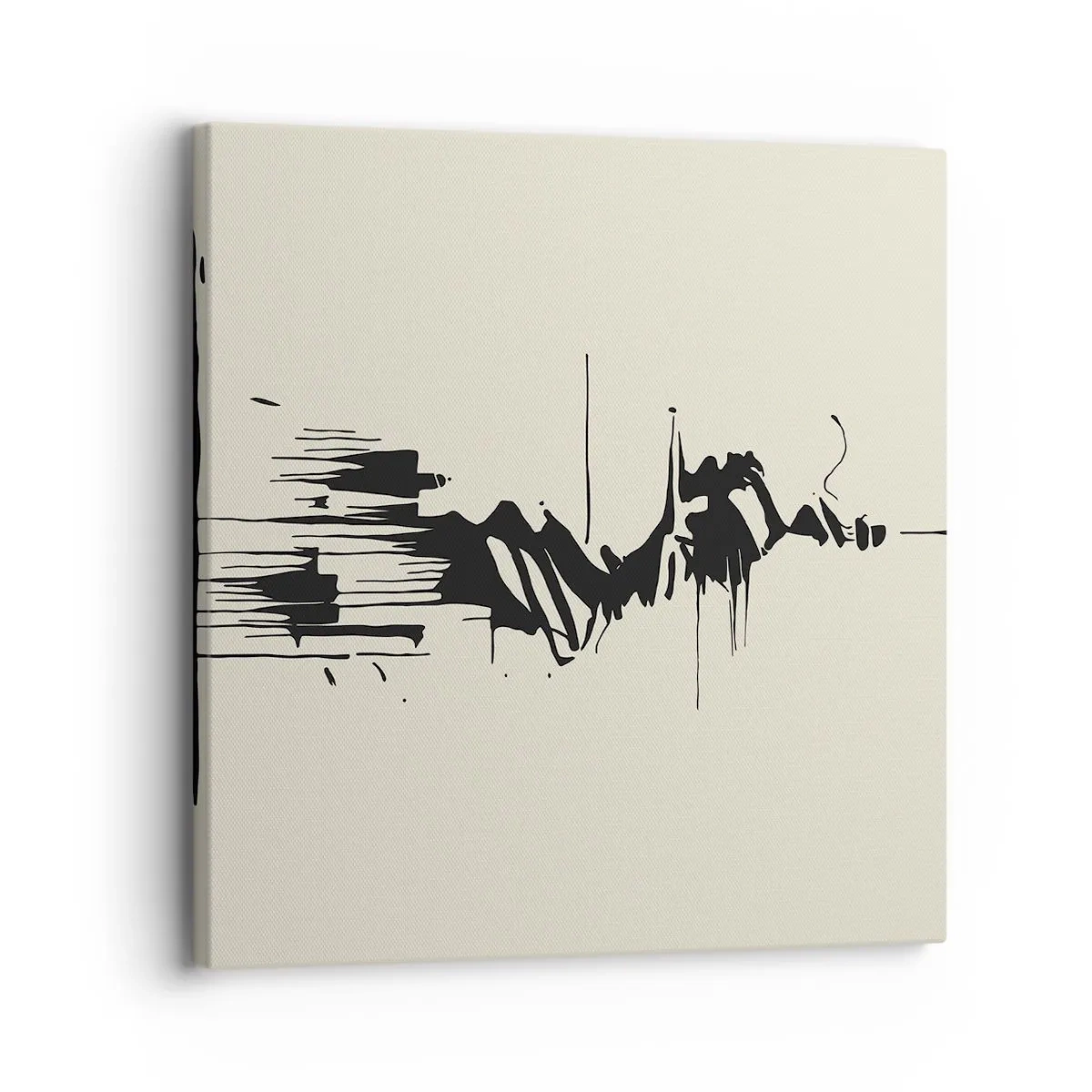 Tablou pe pânză - Abstracție pripită - 30x30 cm