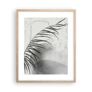 Poster în ramă de stejar deschis - Exotismul subtil al naturii - 40x50 cm