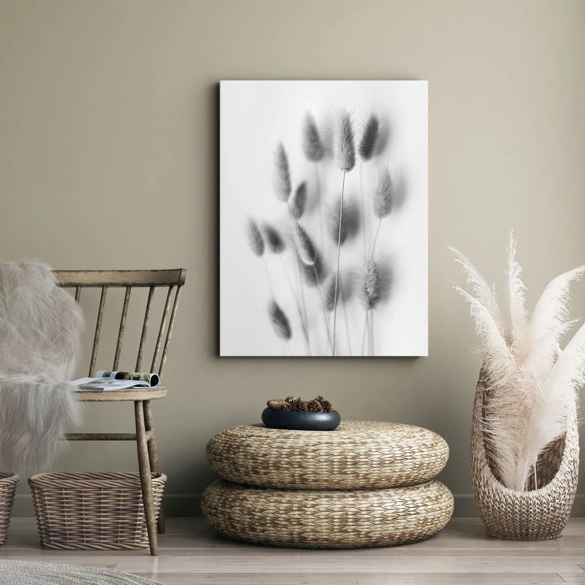 Tablou pe pânză - Pufoșenia ierbii - 50x70 cm