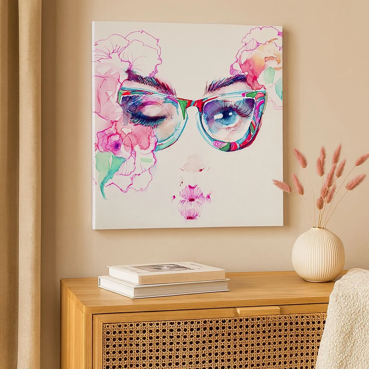 Tablou pe pânză - O promisiune ispititoare - 30x30 cm