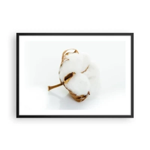 Poster în ramă neagră - Moale prin natură - 70x50 cm