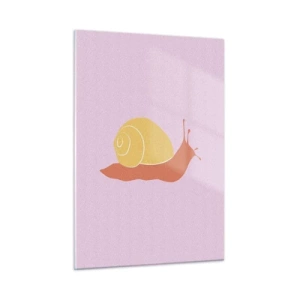 Tablou pe sticlă - Nu e nicio grabă - 50x70 cm