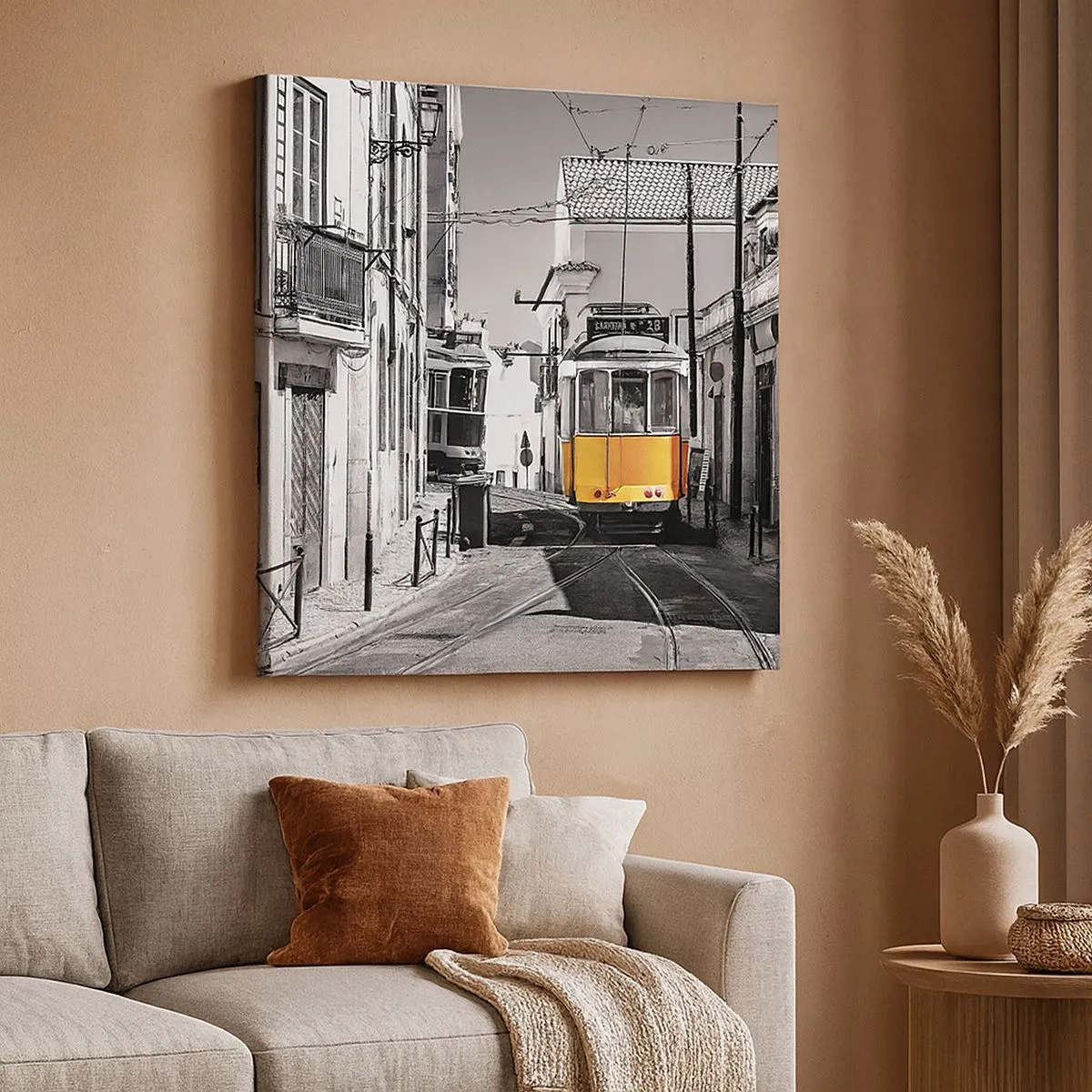 Tablou pe pânză - Spiritul Lisabonei - 30x30 cm