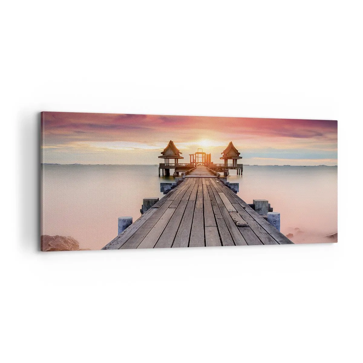 Tablou pe pânză - Vestul la est - 100x40 cm
