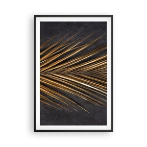 Poster în ramă neagră - Aur tropical - 61x91 cm