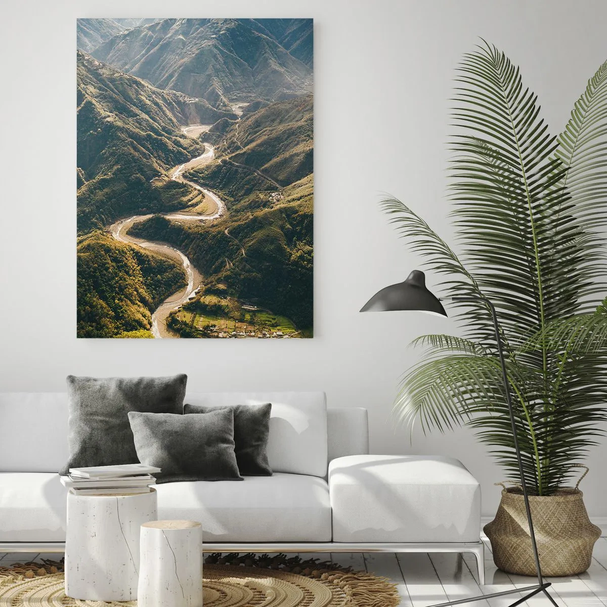 Tablou pe sticlă - Direct din inima munților - 50x70 cm