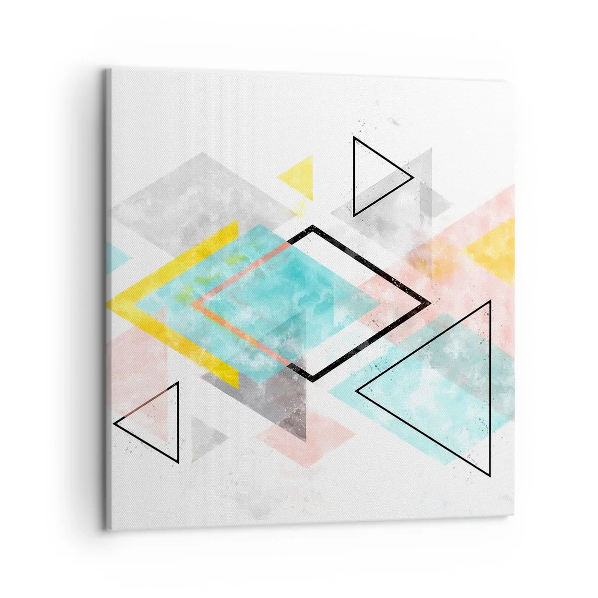Tablou pe pânză - Joc geometric - 50x50 cm