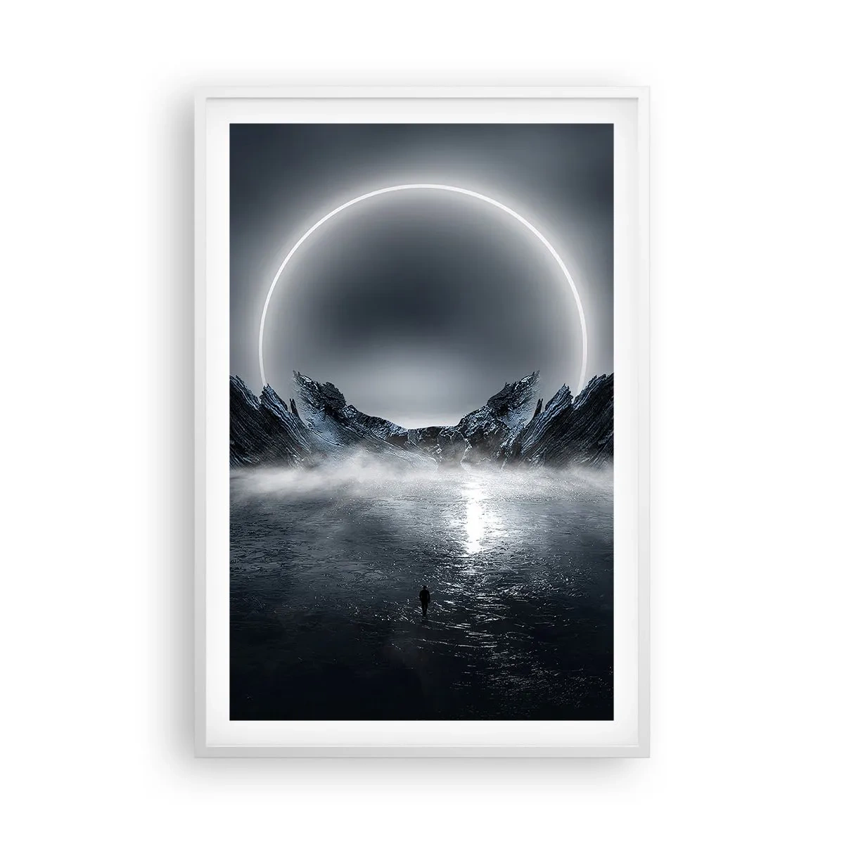 Poster în ramă albă - Final de poveste - 61x91 cm