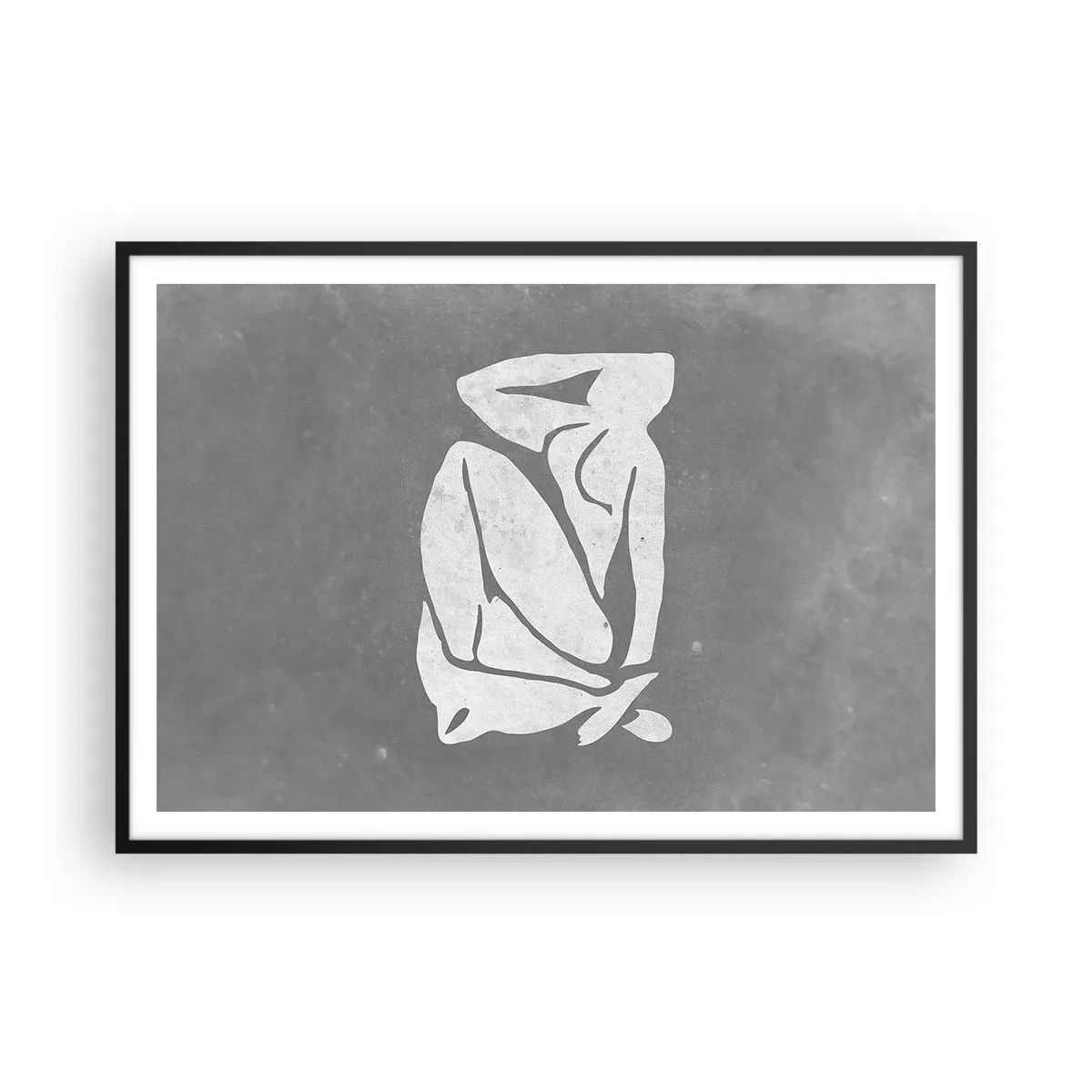 Poster în ramă neagră - În reverie - 100x70 cm