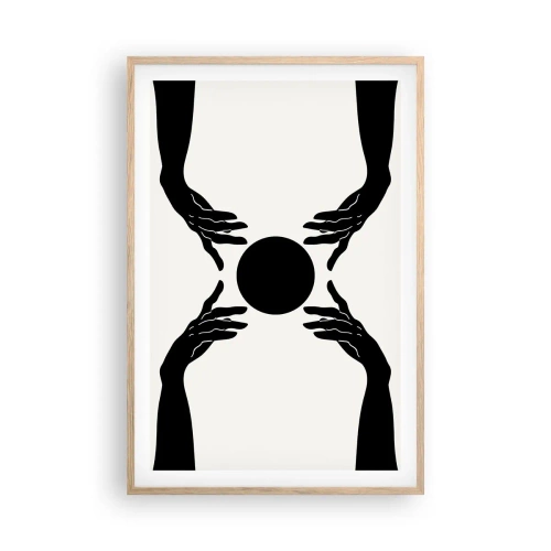 Poster în ramă de stejar deschis - Semnul secret - 61x91 cm
