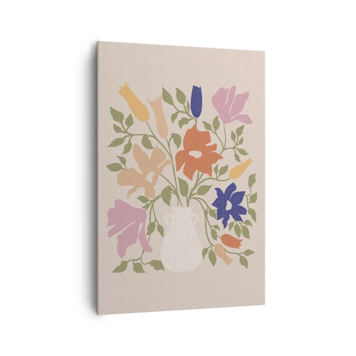 Tablou pe pânză - Buchet delicat - 70x100 cm