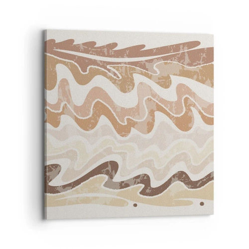 Tablou pe pânză - Energie bună - emoții bune - 70x70 cm