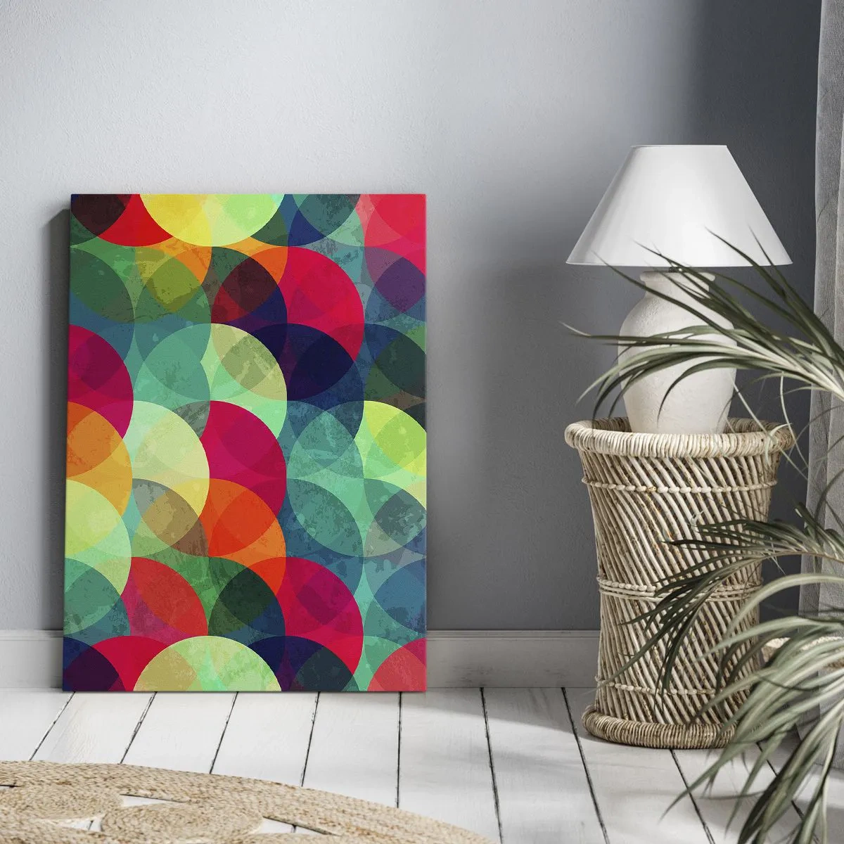 Tablou pe pânză - Să intrăm în curcubeu - 50x70 cm