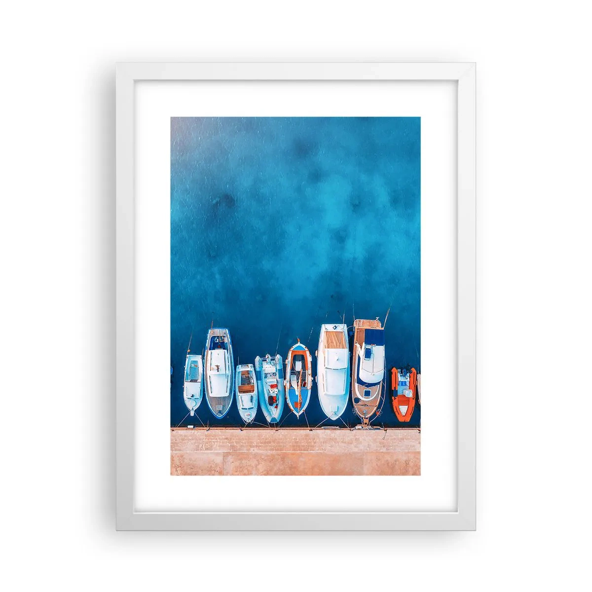 Poster în ramă albă - Aliniere - 30x40 cm