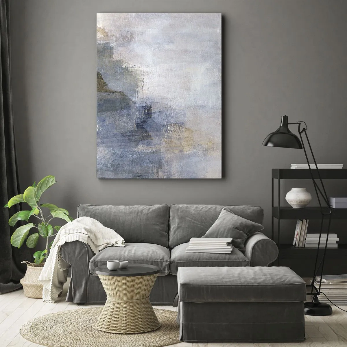 Tablou pe pânză - Tonuri  și acorduri de culoare - 50x70 cm