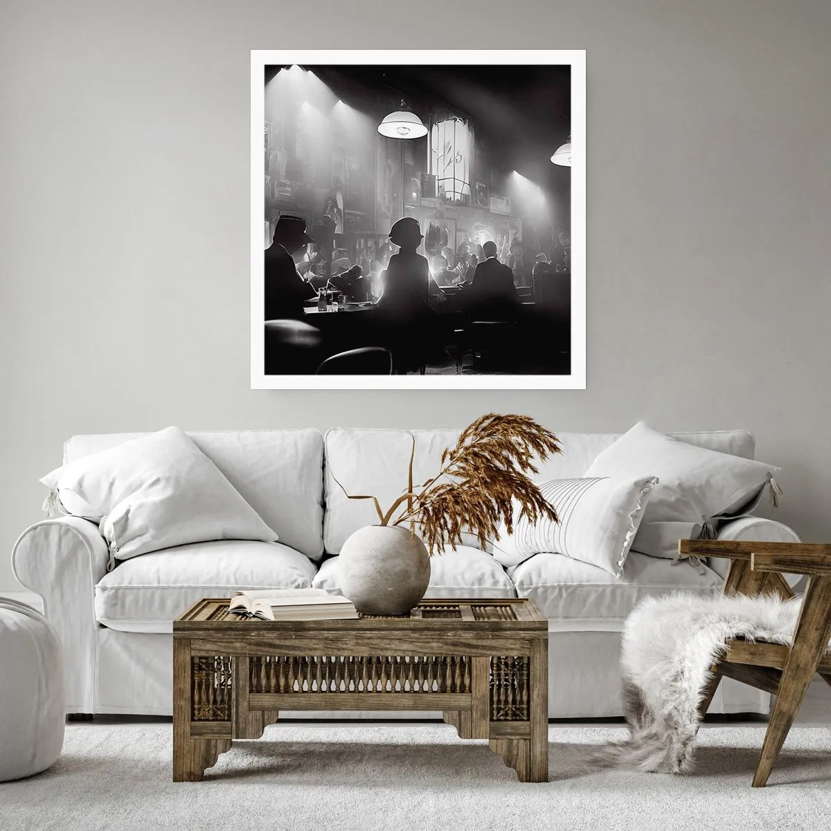 Poster - În stil jazz - 40x40 cm