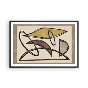 Poster în ramă neagră - Vertical și orizontal - 91x61 cm