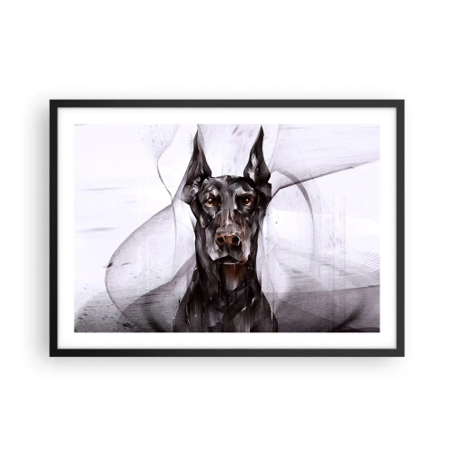 Poster în ramă neagră - Născut cu noblețe - 70x50 cm