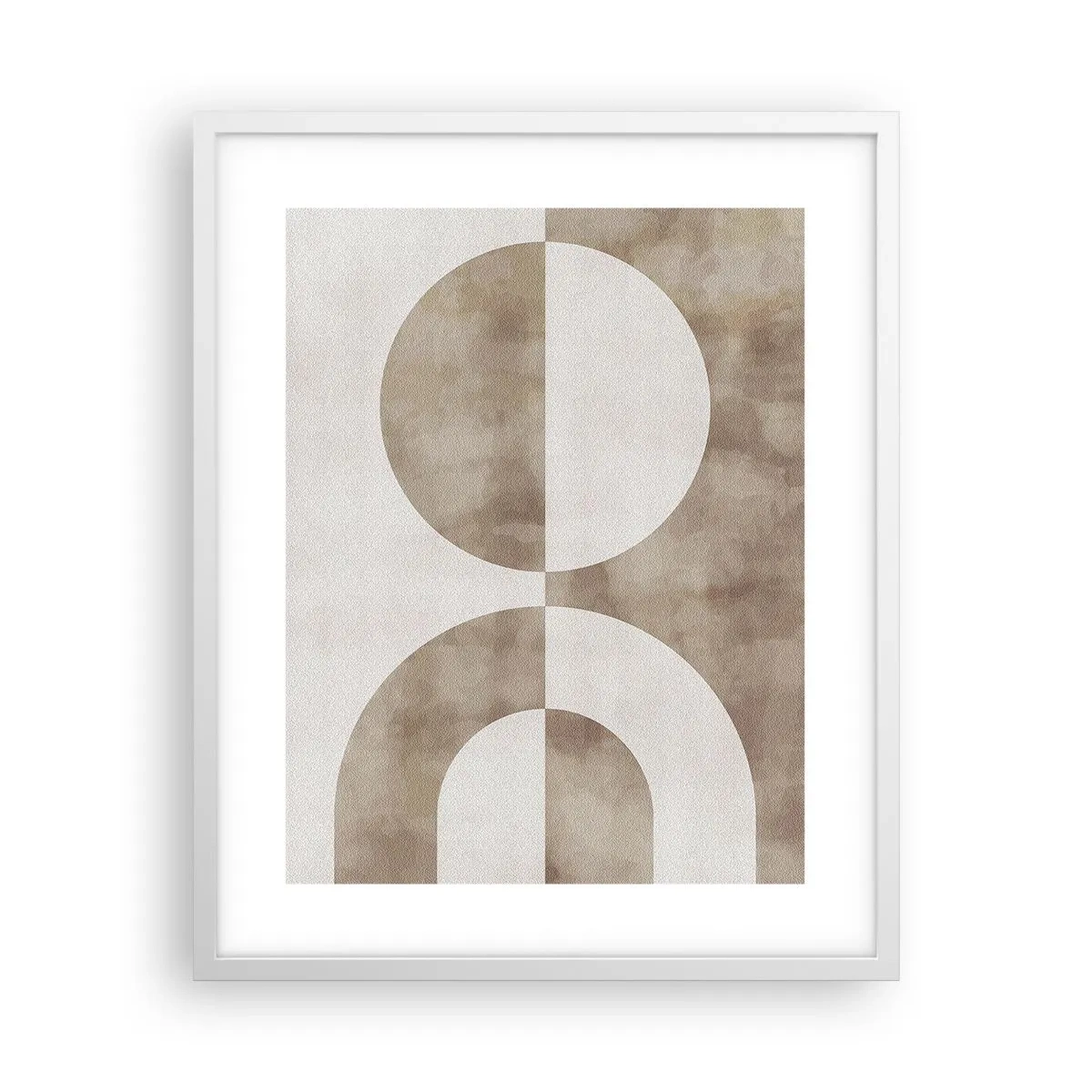 Poster în ramă albă - Similitudini și diferențe - 40x50 cm