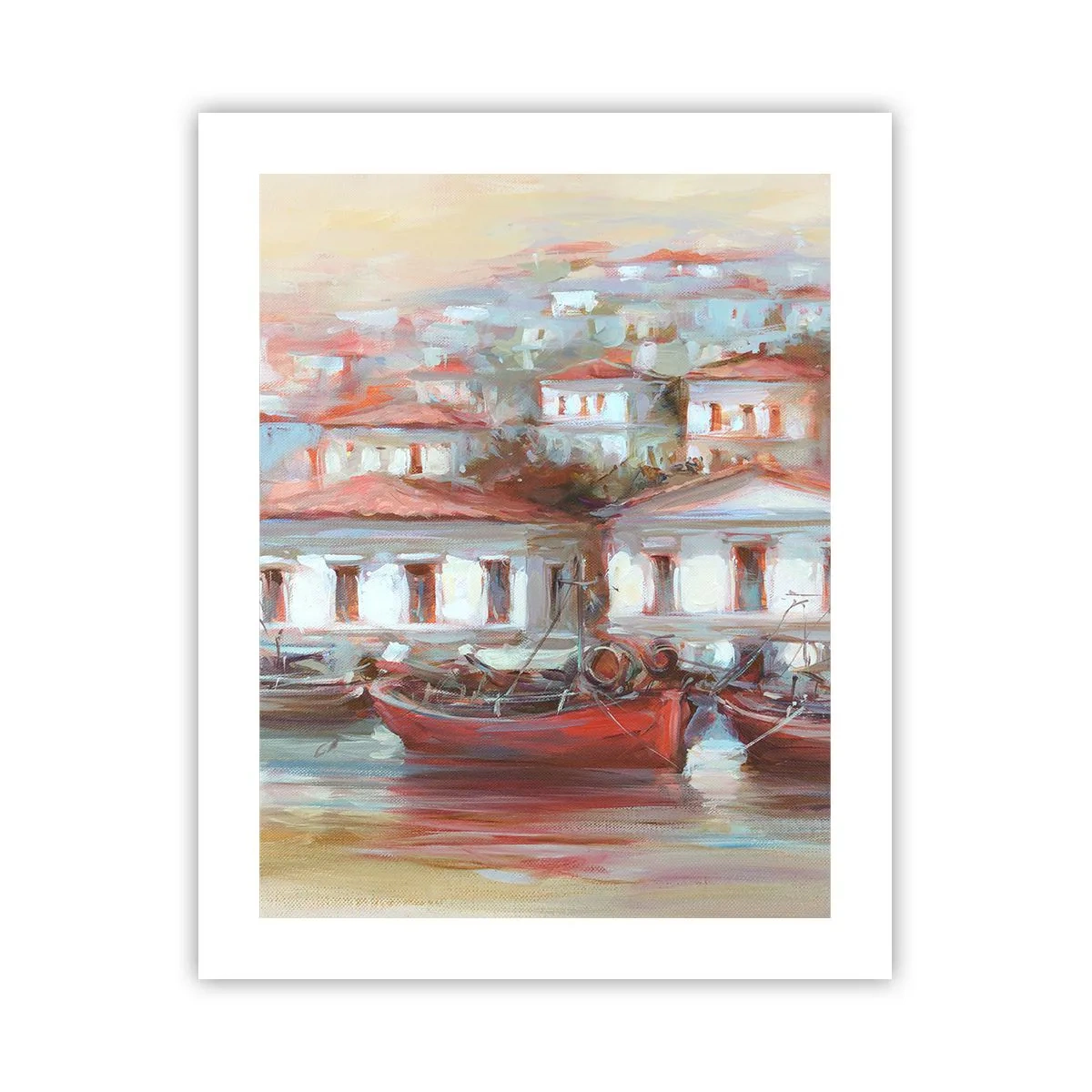 Poster - Orășel fericit - 40x50 cm