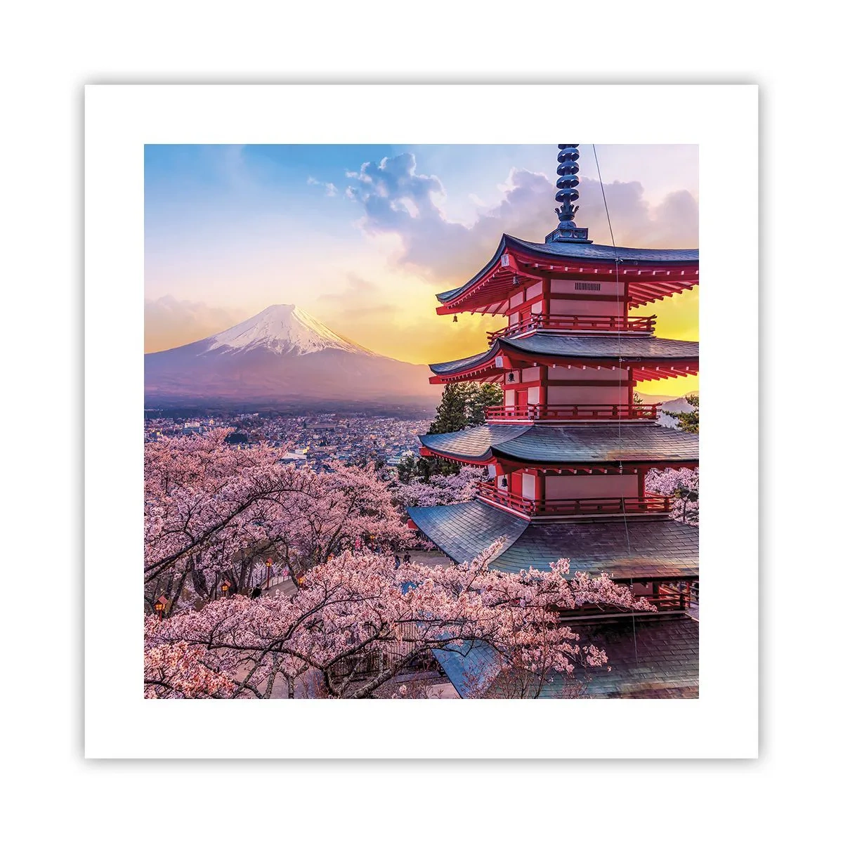 Poster - Esența spiritului japonez - 40x40 cm