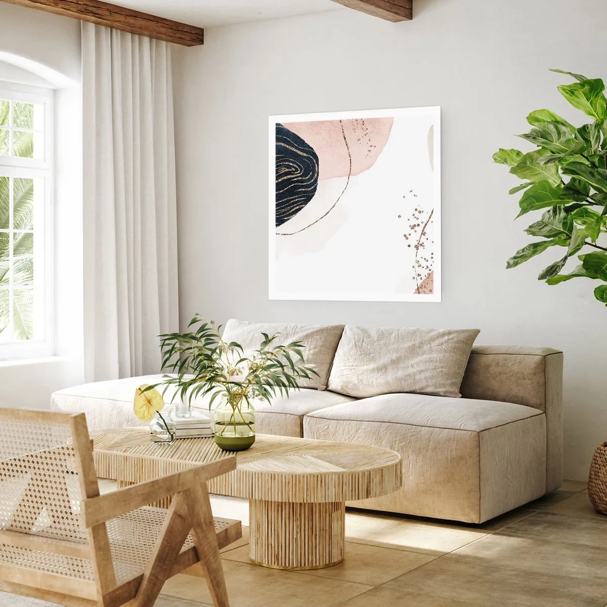 Poster - Totul curge - 60x60 cm