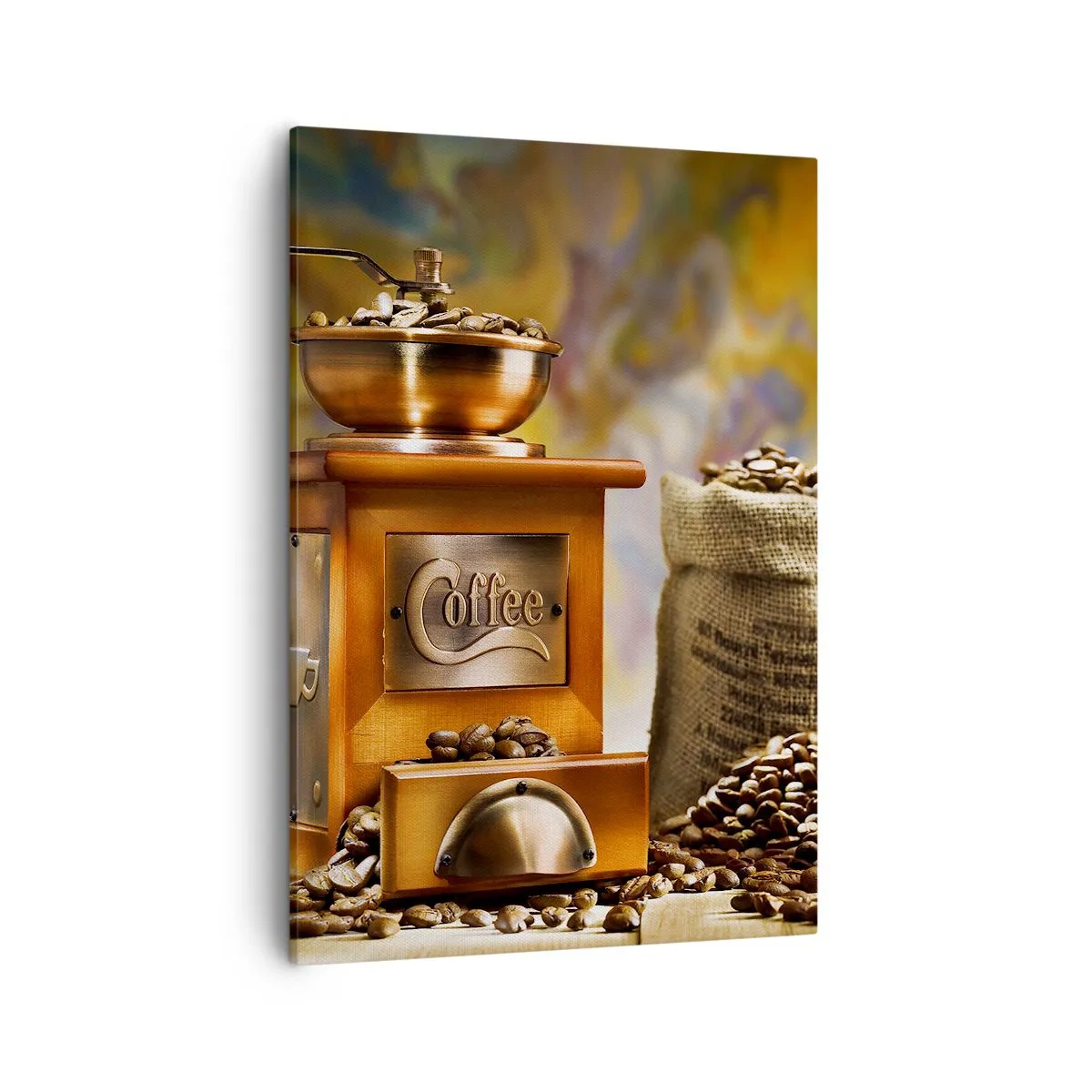 Tablou pe pânză - Zdrăngănitul boabelor, zgomotul morii - 50x70 cm