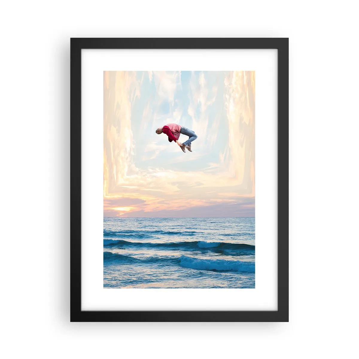 Poster în ramă neagră - Spre o altă dimensiune - 30x40 cm
