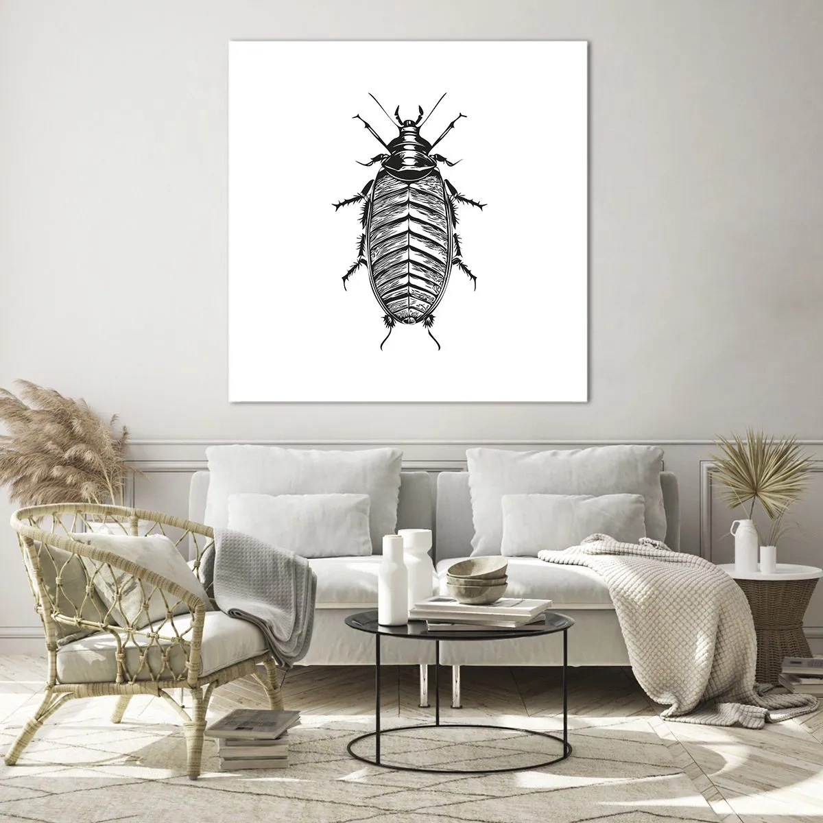 Tablou pe sticlă - Ce specimen! - 40x40 cm