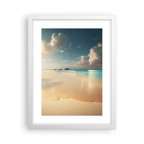 Poster în ramă albă - O zi de vis - 30x40 cm