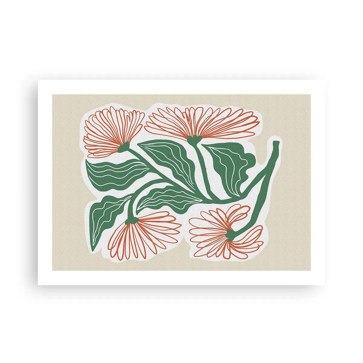 Poster - Folclor modern - 70x50 cm